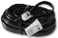 Telephone Line Cord Black